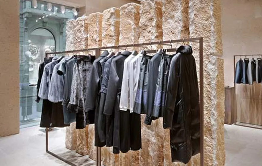 Fashion boutique interior luxury design